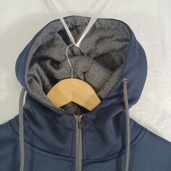 Colosseum NOTRE DAME Hoodie Sweatshirt Men's Medium Blue Gray Fighting Irish - Picture 4 of 7